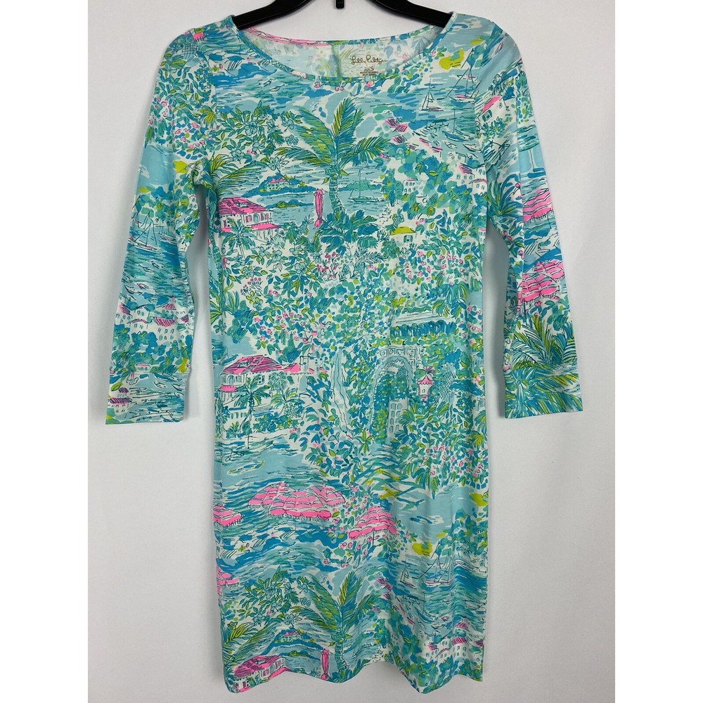 Lilly Pulitzer 100% Pima Women Size XXS Made In Peru